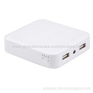 Yoobao M4 Master Power Bank with 5V DC, 2A Input, Measures 91*82.5*23mm